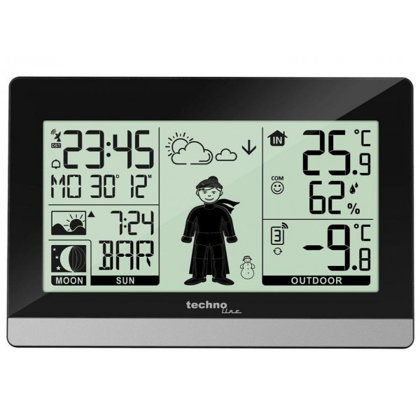 Фото - Метеостанція Technoline Black (WS9612)