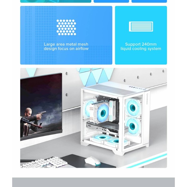 Фото - Корпус Gamemax Infinity Mini White без БП
