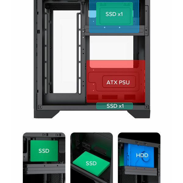 Фото - Корпус Gamemax Infinity Mini Black без БЖ