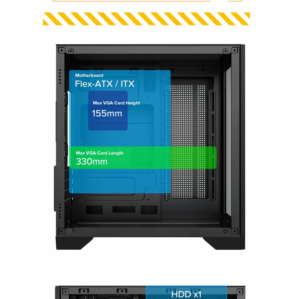 Фото - Корпус Gamemax Infinity Mini Black без БЖ