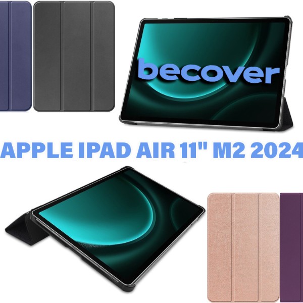 Фото - Чехол для планшета BeCover Smart Case for Apple iPad Air 11" M2/M3 (2024/2025) Pink (711595)