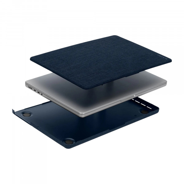 Фото - Чехол-накладка для ноутбука INCASE Textured Hardshell with Woolenex for 16" MacBook Pro – Cobalt (INMB200723-CBT)