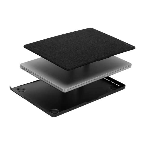 Фото - Чехол-накладка для ноутбука INCASE Textured Hardshell with Woolenex for 16" MacBook Pro – Graphite (INMB200723-GFT)