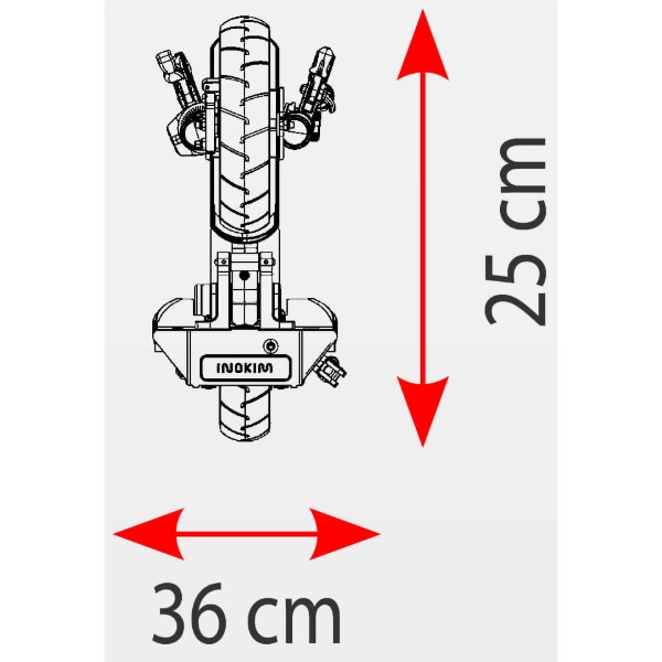 Фото - Электросамокат Inokim Light 2 MAX Black (36V 13.6AH)