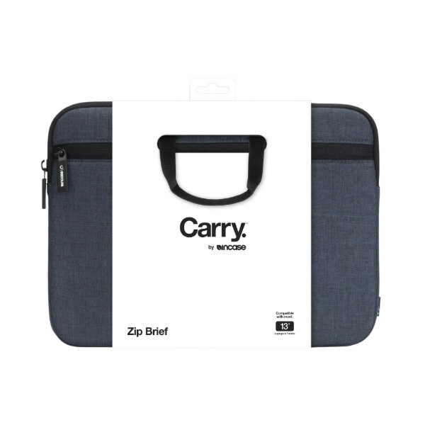 Фото - Чохол для ноутбуку INCASE Carry Zip Brief for 13-inch Laptop - Navy (INOM100631-NVY)