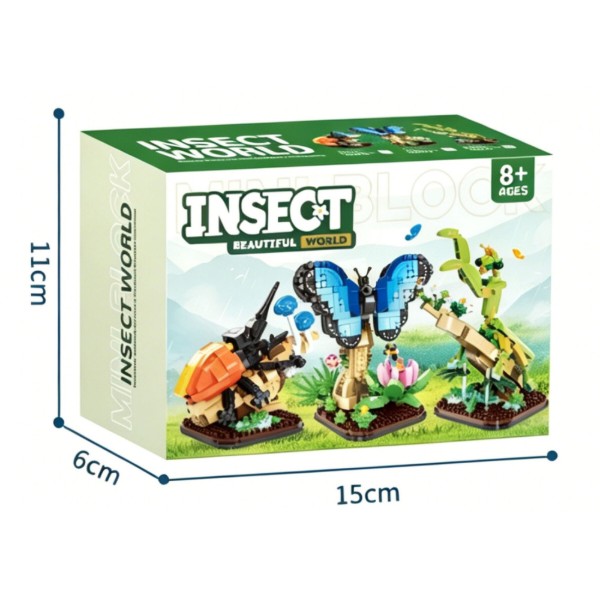 Фото - Пластиковый конструктор Insect World Бабочка (XL6604)