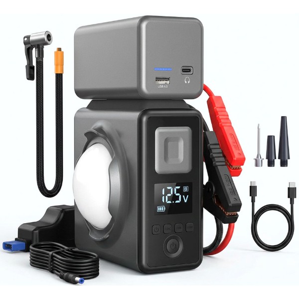 Фото - Пускозарядное устройство INSPIRE GL908 12V jump starter 8000mAh Фото - Пускозарядное устройство INSPIRE GL908 12V jump starter 8000mAh