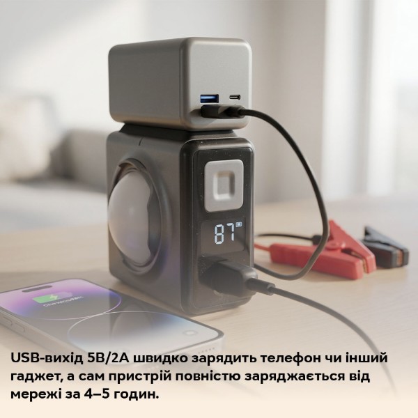 Фото - Пускозарядное устройство INSPIRE GL908 12V jump starter 8000mAh