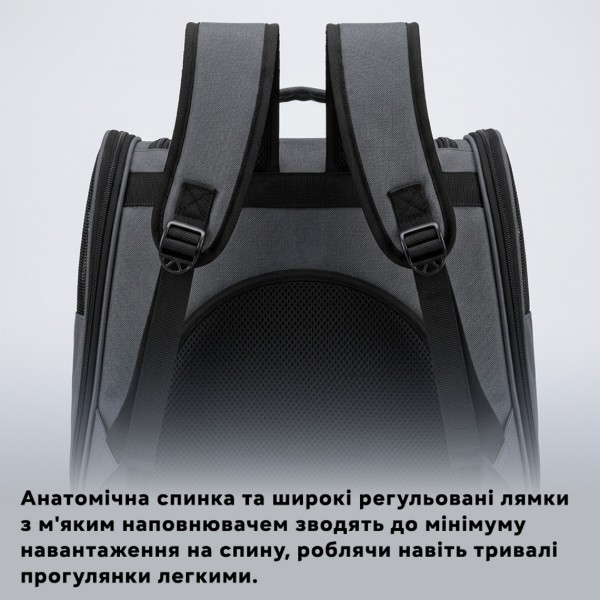 Фото - Рюкзак-переноска INSPIRE HelloCat Grey