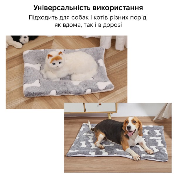 Фото - Лежанка INSPIRE 40х50 см Grey (ins4050grey)