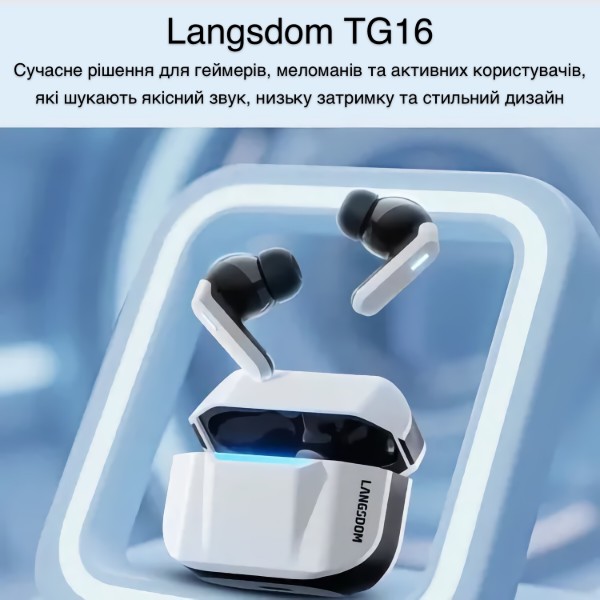 Фото - Наушники вкладыши беспроводные TWS INSPIRE ZETA TG16 White