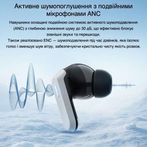 Фото - Наушники вкладыши беспроводные TWS INSPIRE ZETA TG16 White
