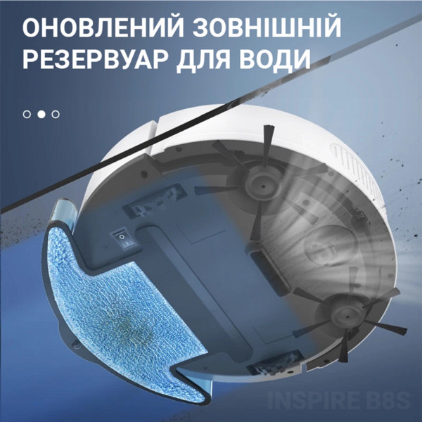 Фото - Робот-пилосос миючий INSPIRE B8S-max White