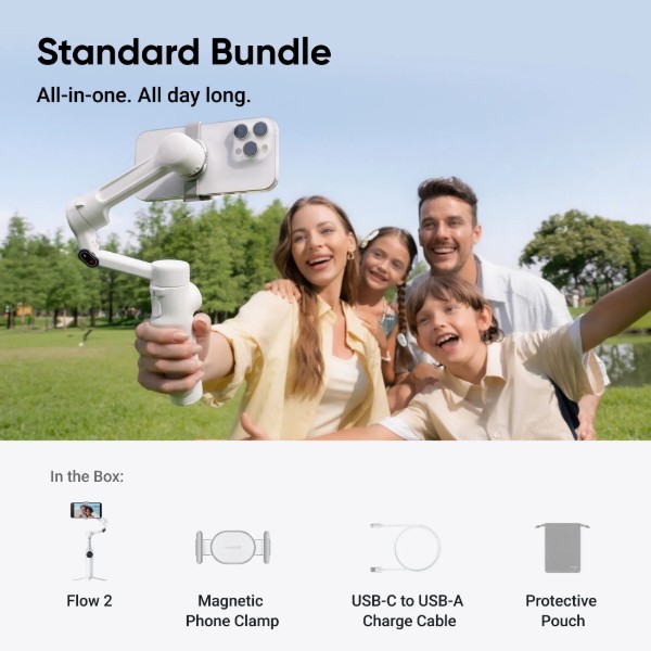 Фото - Стедикам Insta360 Flow 2 Standard Bundle White (CINSABQA)