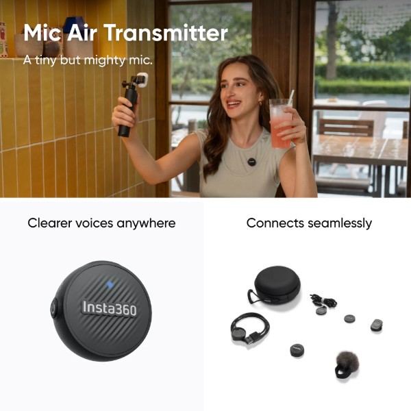 Фото - Екшн-камера Insta360 GO Ultra Creator Bundle Midnight Black (CINSABEA004)