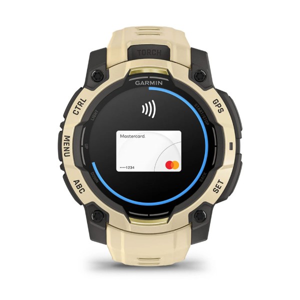 Фото - Смарт-годинник Garmin Instinct 3, 45mm, AMOLED, Citrine/Gray with Citrine Band (010-02936-02)