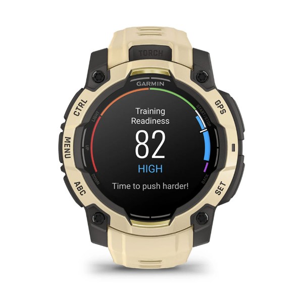 Фото - Смарт-годинник Garmin Instinct 3, 45mm, AMOLED, Citrine/Gray with Citrine Band (010-02936-02)