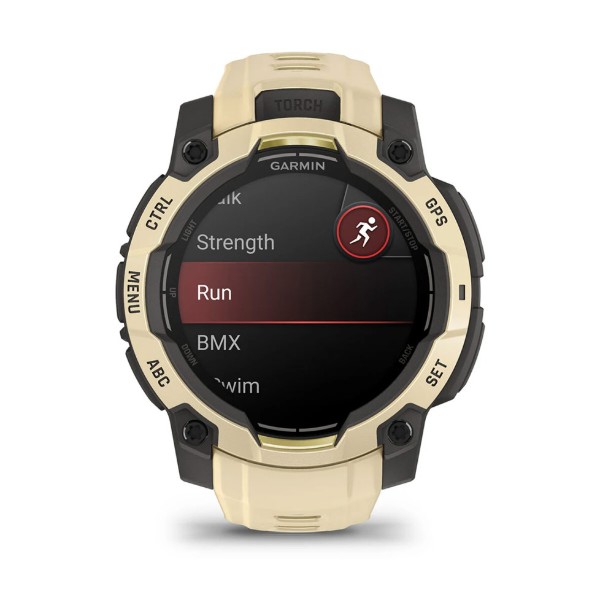 Фото - Смарт-годинник Garmin Instinct 3, 45mm, AMOLED, Citrine/Gray with Citrine Band (010-02936-02)