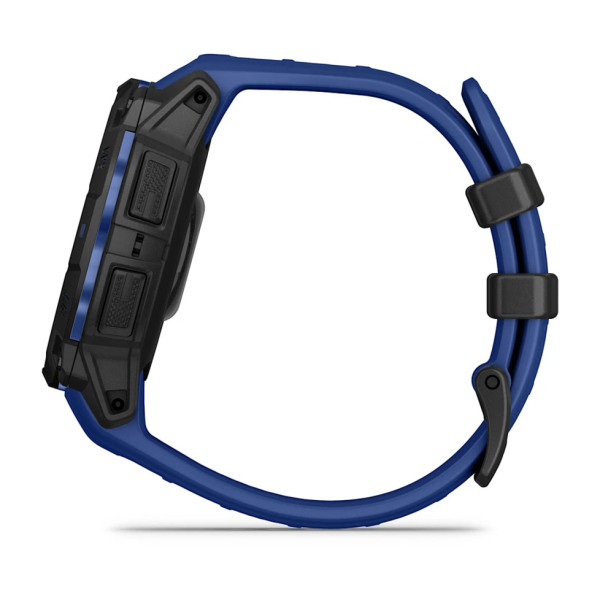 Фото - Смарт-часы Garmin Instinct 3, 45mm, AMOLED, Black with Bolt Blue Band (010-02936-03)