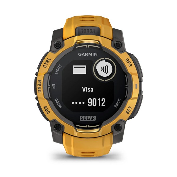Фото - Смарт-годинник Garmin Instinct 3, 45mm, Solar, Sunburst with Sunburst/Gray Accents (010-02934-02)