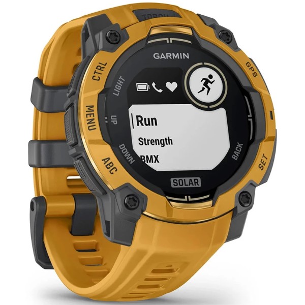Фото - Смарт-годинник Garmin Instinct 3, 45mm, Solar, Sunburst with Sunburst/Gray Accents (010-02934-02)