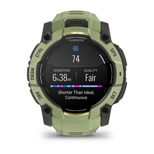 Фото - Смарт-годинник Garmin Instinct 3, 50mm, AMOLED, Fern Green/Gray, Fern Green Band (010-03020-02)