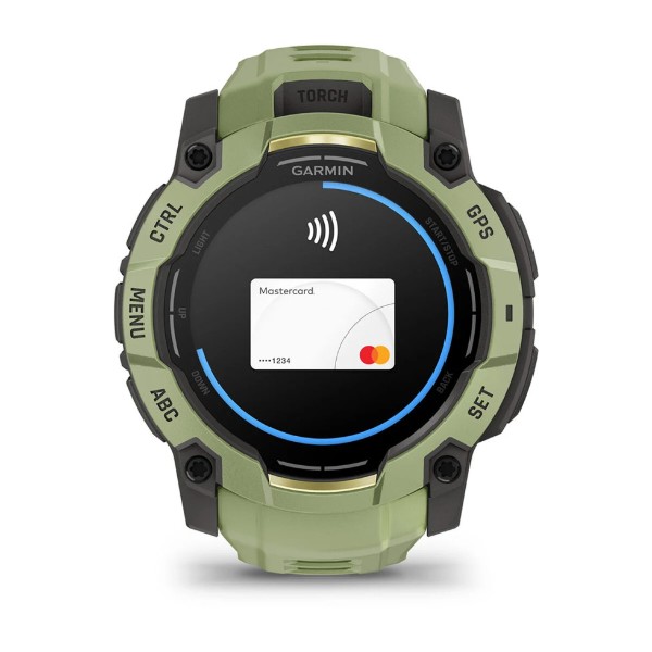 Фото - Смарт-годинник Garmin Instinct 3, 50mm, AMOLED, Fern Green/Gray, Fern Green Band (010-03020-02)
