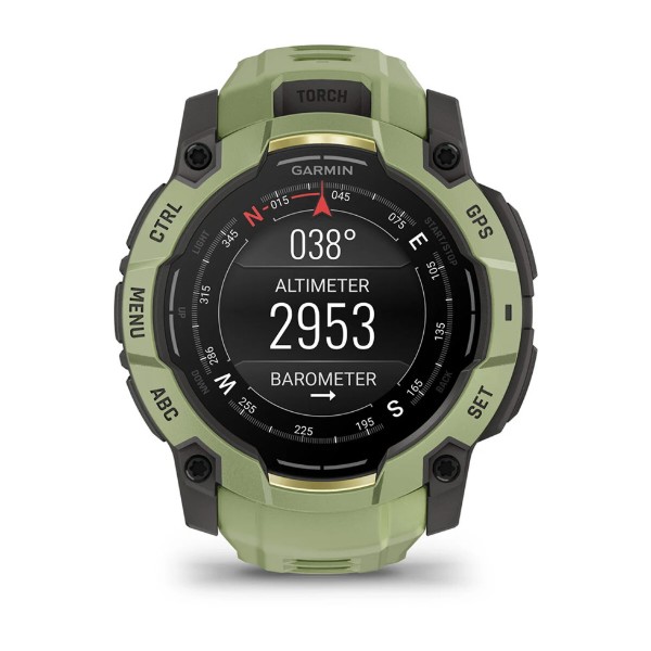 Фото - Смарт-годинник Garmin Instinct 3, 50mm, AMOLED, Fern Green/Gray, Fern Green Band (010-03020-02)