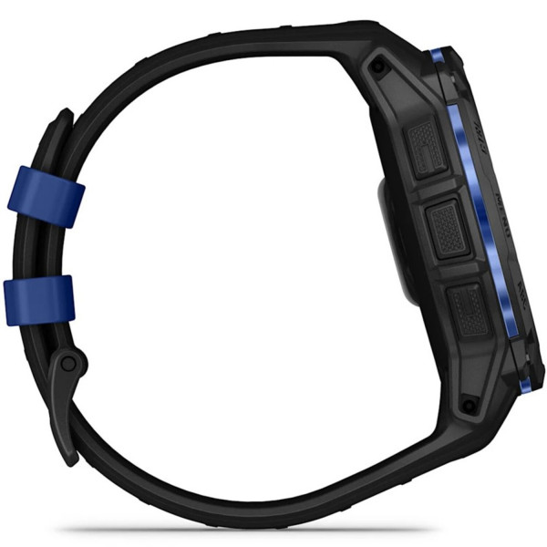 Фото - Смарт-часы Garmin Instinct 3, 50mm, AMOLED, Black with Bolt Blue Accents (010-03020-03)