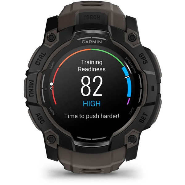 Фото - Смарт-годинник Garmin Instinct 3, 50mm, AMOLED, Black Bezel with Charcoal Band (010-03020-00)