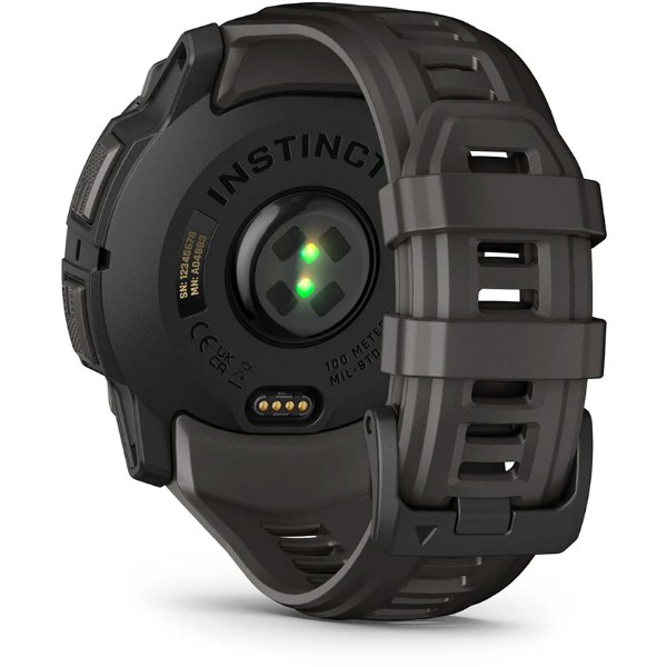 Фото - Смарт-годинник Garmin Instinct 3, 50mm, AMOLED, Black Bezel with Charcoal Band (010-03020-00)