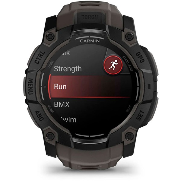 Фото - Смарт-годинник Garmin Instinct 3, 50mm, AMOLED, Black Bezel with Charcoal Band (010-03020-00)