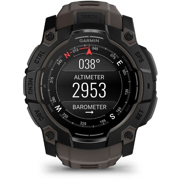 Фото - Смарт-годинник Garmin Instinct 3, 50mm, AMOLED, Black Bezel with Charcoal Band (010-03020-00)