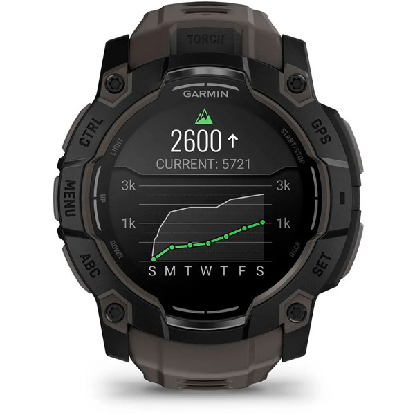 Фото - Смарт-годинник Garmin Instinct 3, 50mm, AMOLED, Black Bezel with Charcoal Band (010-03020-00)