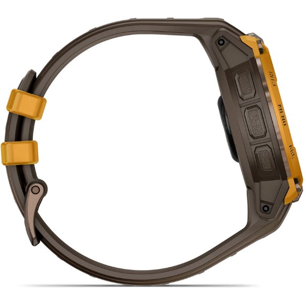 Фото - Смарт-часы Garmin Instinct Crossover AMOLED, BronzeSunburst/Cocoa (010-03398-01)