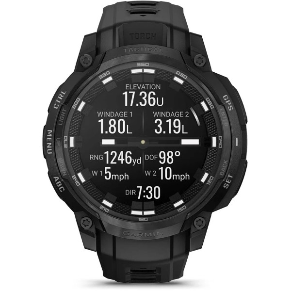 Фото - Смарт-годинник Garmin Instinct Crossover AMOLED, Tactical, Black/Black (010-03398-02)
