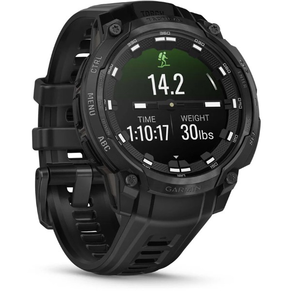 Фото - Смарт-годинник Garmin Instinct Crossover AMOLED, Tactical, Black/Black (010-03398-02)