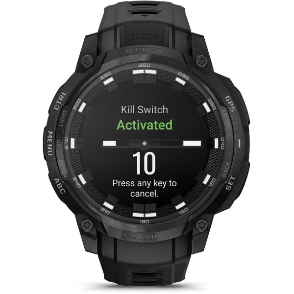 Фото - Смарт-годинник Garmin Instinct Crossover AMOLED, Tactical, Black/Black (010-03398-02)