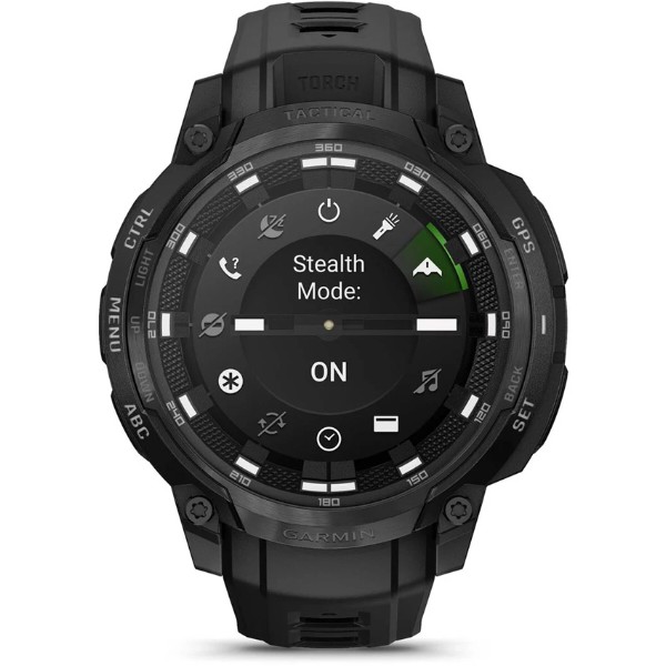 Фото - Смарт-годинник Garmin Instinct Crossover AMOLED, Tactical, Black/Black (010-03398-02)