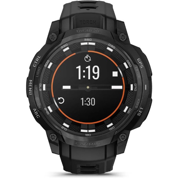 Фото - Смарт-годинник Garmin Instinct Crossover AMOLED, Tactical, Black/Black (010-03398-02)