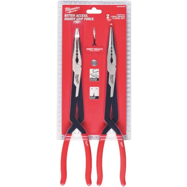 Фото - Плоскогубці Milwaukee 332 мм 2 шт. (4932492499)