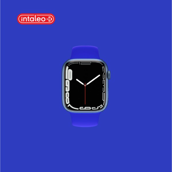Фото - Ремешок для смарт-часов Intaleo Silicone for Apple Watch 42/44 mm Blue (1283126494369)