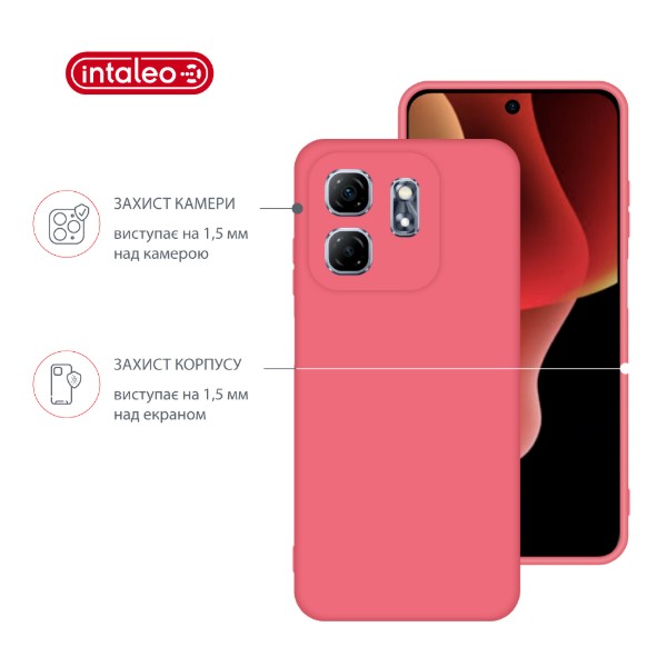 Фото - Чохол для смартфону Intaleo Silicone Case for Infinix Hot 50i Pink (1283126599538)