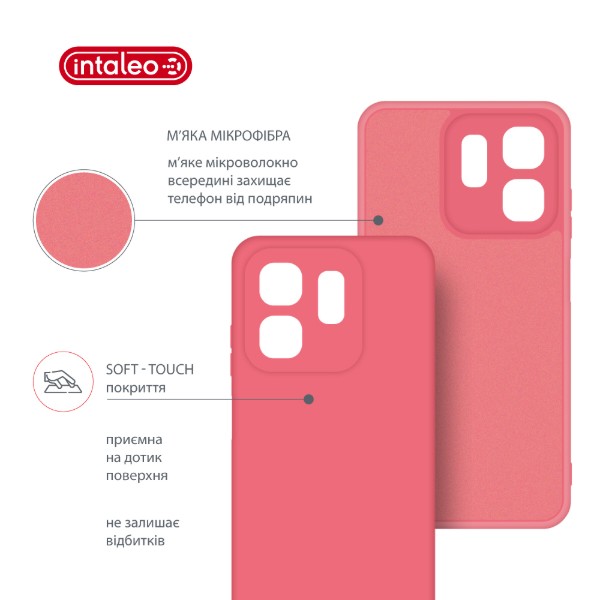 Фото - Чохол для смартфону Intaleo Silicone Case for Infinix Hot 50i Pink (1283126599538)