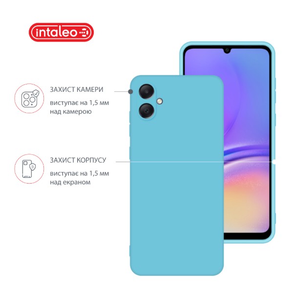 Фото - Чохол для смартфону Intaleo Silicone Case for Samsung Galaxy A05 Blue (1283126599781)