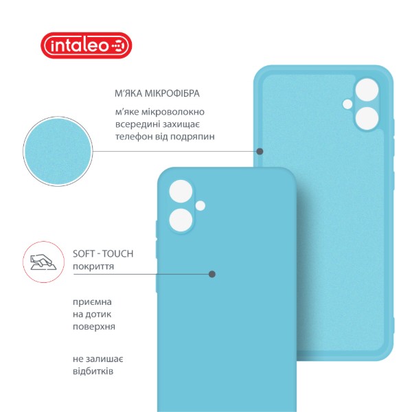 Фото - Чохол для смартфону Intaleo Silicone Case for Samsung Galaxy A05 Blue (1283126599781)
