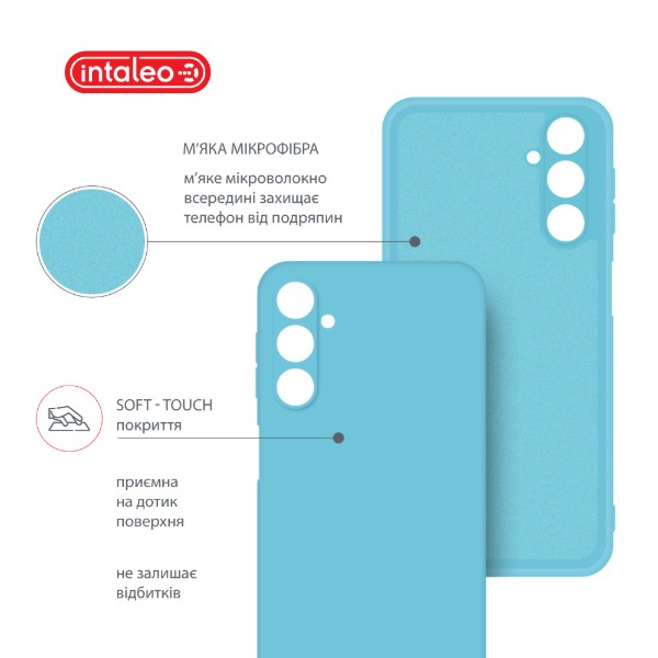 Фото - Чохол для смартфону
 Intaleo Silicone Case for Samsung Galaxy A24 Blue (1283126600050)