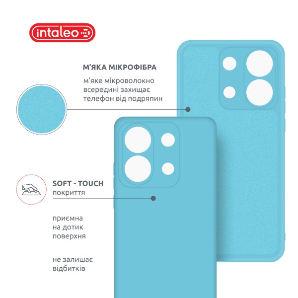Фото - Чохол для смартфону Intaleo Silicone Case for Xiaomi Poco X6 Blue (1283126600432)