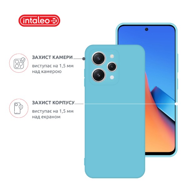 Фото - Чохол для смартфону Intaleo Silicone Case for Xiaomi Redmi 12 Blue (1283126600609)