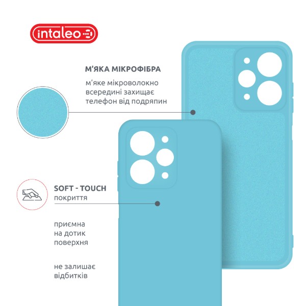 Фото - Чохол для смартфону Intaleo Silicone Case for Xiaomi Redmi 12 Blue (1283126600609)